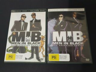 Men In Black - The Animated Series Season 1 - Volume 1 And 2 Dvd Rare R4