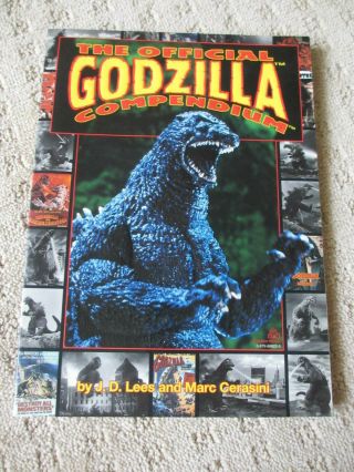 Rare The Official Godzilla Compendium Lees / Cerasini Out Of Print 1998