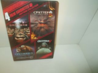 Critters 1 2 3 & 4 Rare Horror Dvd Set Leonardo Dicaprio 1980s (4 Disc)