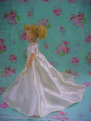 Vintage 10 1/2 " Little Miss Revlon Wedding Dress
