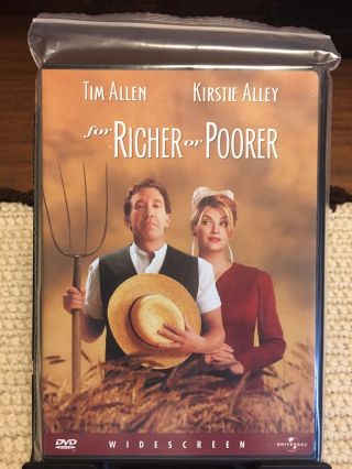 For Richer Or Poorer (dvd,  1998) Rare