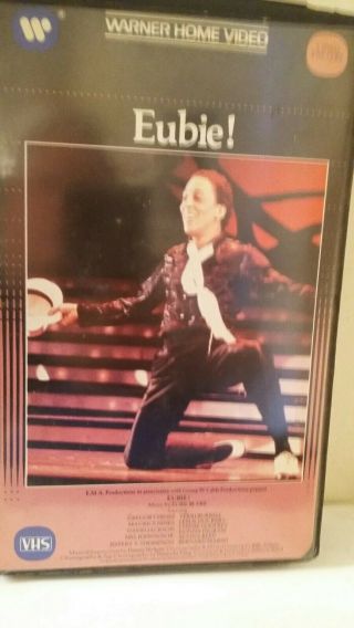 Eubie 1981 Gregory Hines Vhs Ntsc 1984 Warner Home Video Rare Clamshell