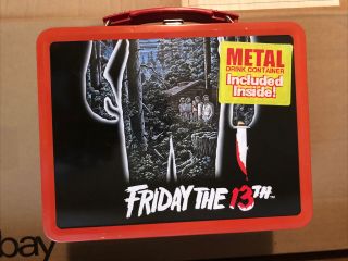 Friday The 13th Metal Lunchbox 2002 Neca Vintage Rare With Thermos