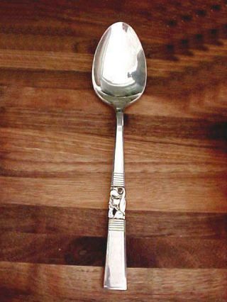 1948 Vintage Community Oneida Morning Star Silverplate 8 1/2 " Serving Spoon
