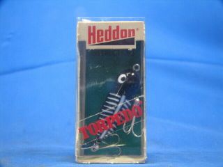 Vintage Heddon Tiny Torpedo 0360 Xbw Black Shore Nib Dowagiac Mi Daisy & Heddon