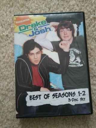 Drake & Josh Best Of Seasons 1 And 2 Dvd Rare Oop Nickelodeon 3 Disc Set