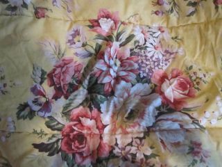 Vintage Ralph Lauren Brooke Floral Queen Size Comforter Rare Euc