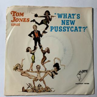 Rare 45 Rpm Record: “what’s Pussycat?” / “once Upon A Time,  ” Tom Jones Fb