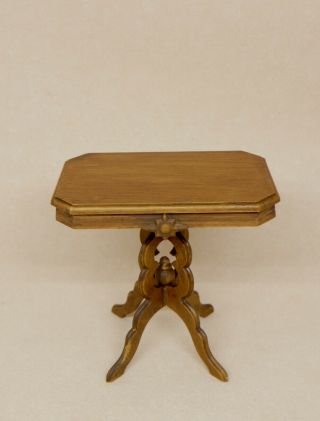 Vintage Victorian Side Table Dollhouse Miniature 1:12