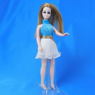 Vintage Topper Dawn Doll N Blue Dress Fashion Outfit Kiddle Era Sweet