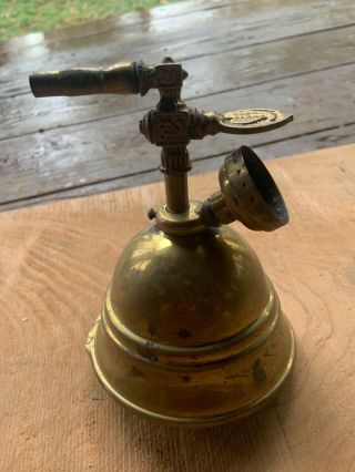 Antique Vintage Brass Gas Light Burner Valve Lamp Part Steampunk