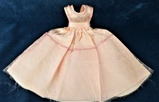 Vintage Barbie Clone Dress Light Pink Satin Lace Tulle Well Made