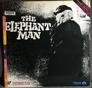 The Elephant Man David Lynch Laserdisc Classic John Hurt Vintage Ld Rare