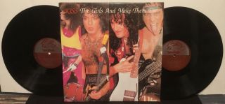 Kiss - Kiss The Girls And Make Them Die Rare Live 2 Lp Vinyl Record Nm Nyc 1988