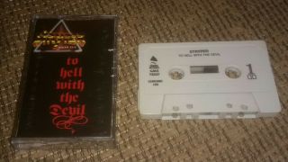 Stryper - To Hell With The Devil 1986 Enigma Ultra Rare Cassette Heavy Metal Album