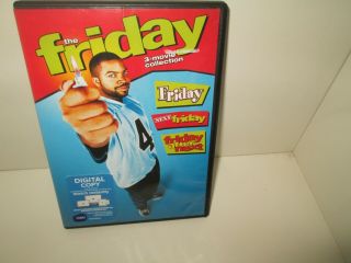 Friday 1 2 & 3 Rare Comedy Trilogy Dvd Set Ice Cube Tiny Lister Chris Tucker 90s