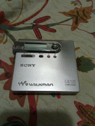 Sony Mz - N10 Netmd Walkman Minidisc Recorder/player Work And Rare Item