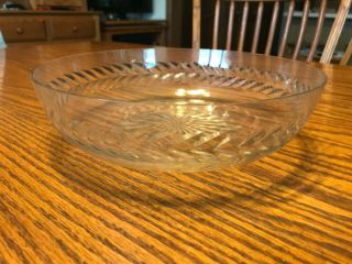 Antique Pressed Glass Bowl - - 9 " X 2 1/2 " Approximately