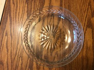 Antique Pressed Glass Bowl - - 9 