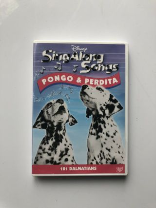 Disneys Sing Along Songs - 101 Dalmatians: Pongo And Perdita Rare Kids Dvd
