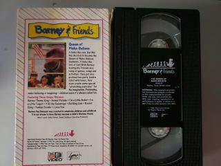 RARE Barney & Friends - Queen of Make - Believe (VHS,  1992) Time Life 2