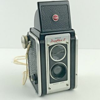 Vintage / Antique Kodak Duaflex Ii 2 Film Camera With Kodet Lens Made In Usa