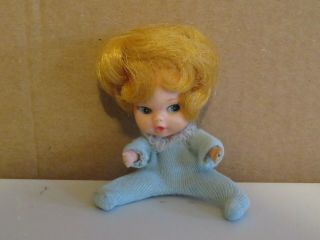 My - Toy Co.  1966 1/2 Pints Homogenized Doll Tiny Terry Doll Blonde