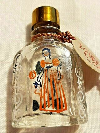 Antique Shulton " Early American " Old Spice Mini Perfume Bottle C 1930 