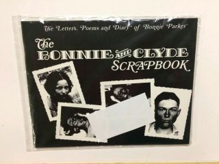 Rare Vintage Nos The Bonnie And Clyde Scrapbook Book