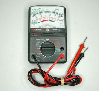 Gb Instruments Gmt - 19a Tester Multi - Meter W/ Leads -