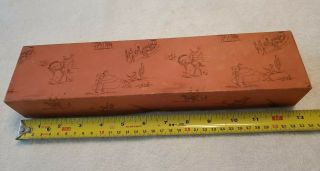 Box Only Camillus Western Cowboy Theme Fixed Blade Hunting Knife Box Only Early