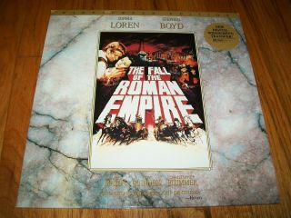 The Fall Of The Roman Empire 2 - Laserdisc Ld Widescreen Format Very Good Rare