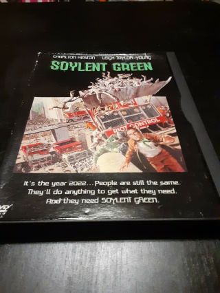 Soylent Green (dvd,  2003) Rough Case Great Disc Oop Rare Charlton Heston