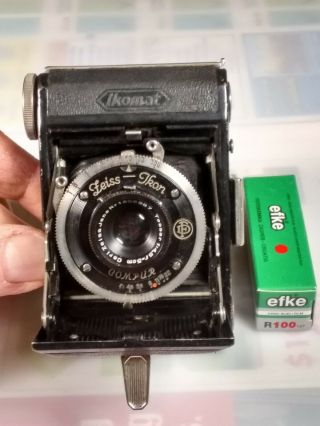 Very Rare,  Zeiss Ikon Baby Ikonta 520/18 Tessar 5cm F4.  5 In Compur,  Film
