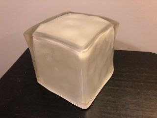 Rare Vintage Ikea Iviken Light Modern Ice Cube Table Lamp
