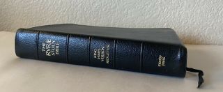 Rare 1978 Moody Ryrie King James Kjv Black Spanish Bonded Leather Bible