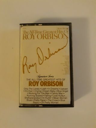 Rare Oop Roy Orbison Cassette Tape All - Time Greatest Hits Oh Pretty Woman Crying