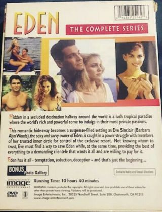 Eden: The Complete Series TV DVD 2004 26 Episodes 3 Disc Set Rare Out Of Print 2