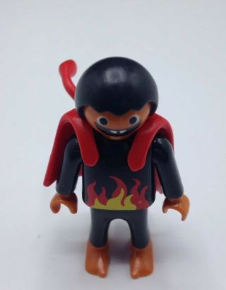Rare Special Playmobil Figure - 4561,  Medieval Halloween Red Devil,  Castle.  1999.