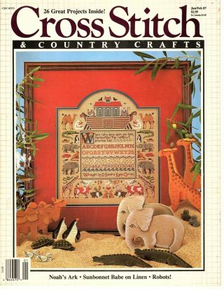 Cross Stitch And Country Crafts January 1987 - Noah 