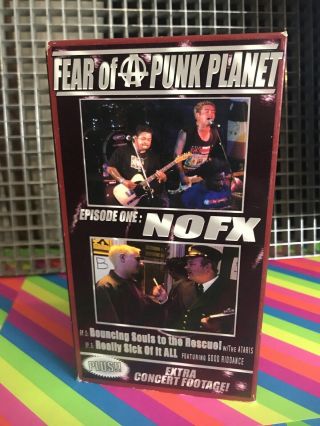 Fear Of A Punk Planet - Vhs•kung Fu Records Rare•nofx•sick Of It All•bouncing Soul