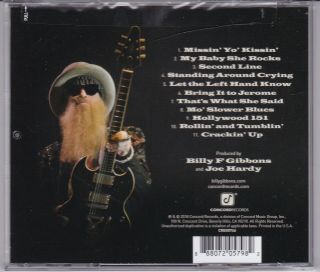 BILLY F GIBBONS THE BIG BAD BLUES SIGNED CD VERY RARE AUTOGRAPHED ZZ TOP 2