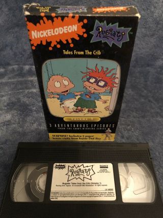 Rugrats - Tales From The Crib Rare Nickelodeon Volume 1 Vhs 1993 3 Episodes