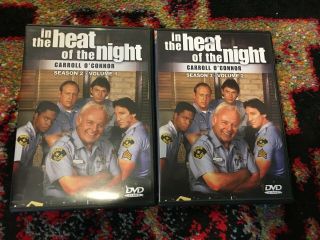 In The Heat of the Night Season 2 & 3 (DVD x7) RARE/OOP Carroll O ' Connor SH 3