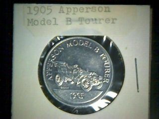 Sunoco Antique Car Coin Series 1 1905 Apperson Model B Tourer