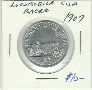 Sunoco Antique Car Coin Series 1 1907 Locomobile Cup Racer