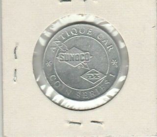 Sunoco Antique Car Coin Series 1 1901 White Steamer 2