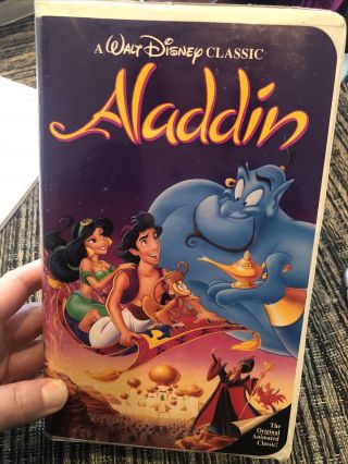 Rare Early Edition Aladdin (vhs,  1993)