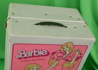 Vintage Barbie Fashion Doll Trunk Pink Mattel 1004 2
