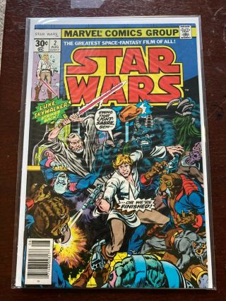 Marvel Comics Star Wars 2 1st Print Rare 1977 30c Han Solo